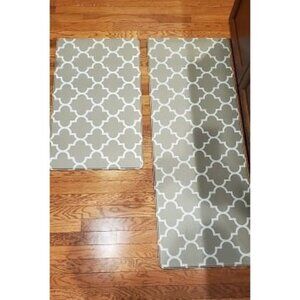 New Kitchen Mat [2 PCS] Cushioned Anti-Fatigue Kitchen Rug, Waterproof Non-Slip
